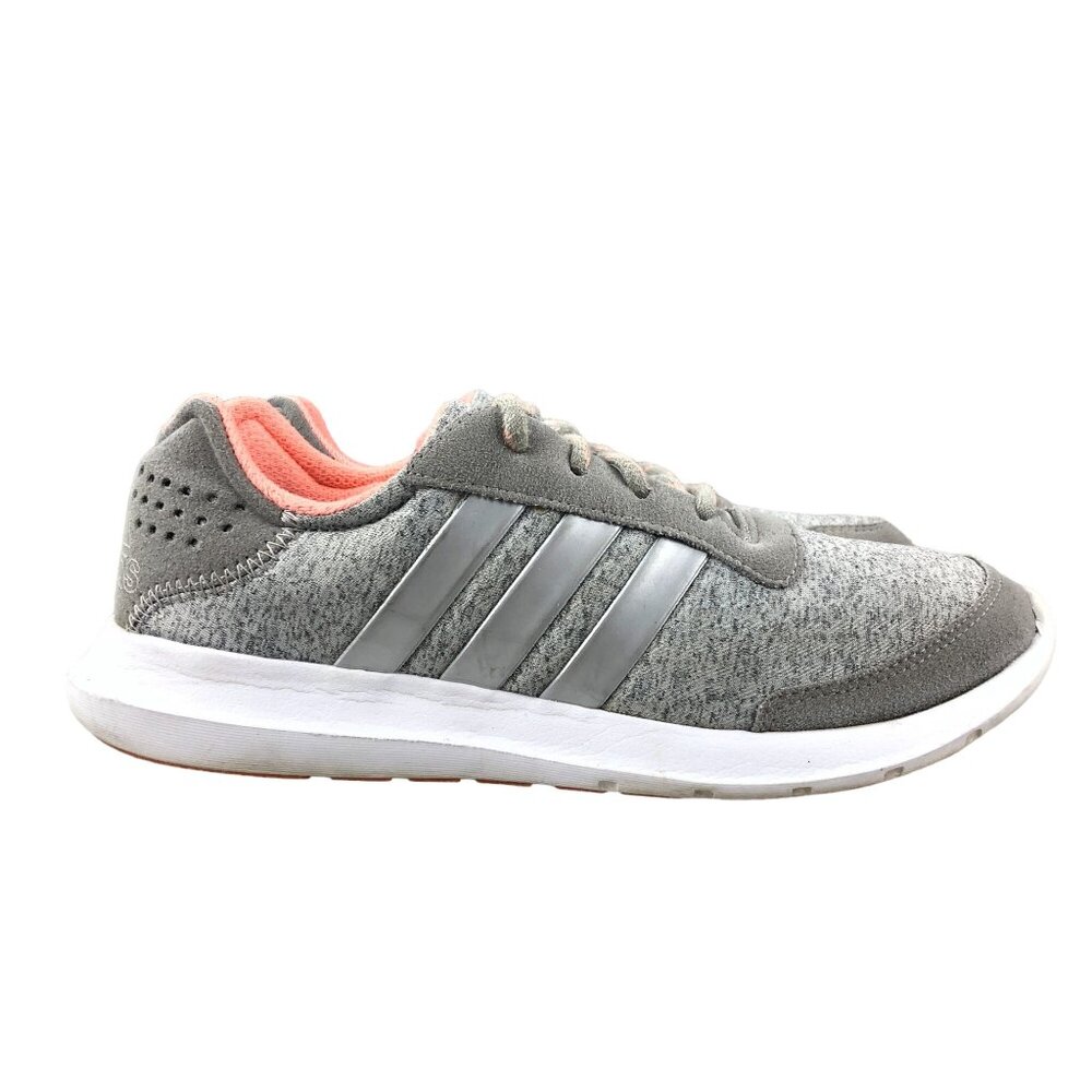 Adidas Women's Size 7.5 Element Refresh Grey SuperCloud Lace-Up Running Sneakers